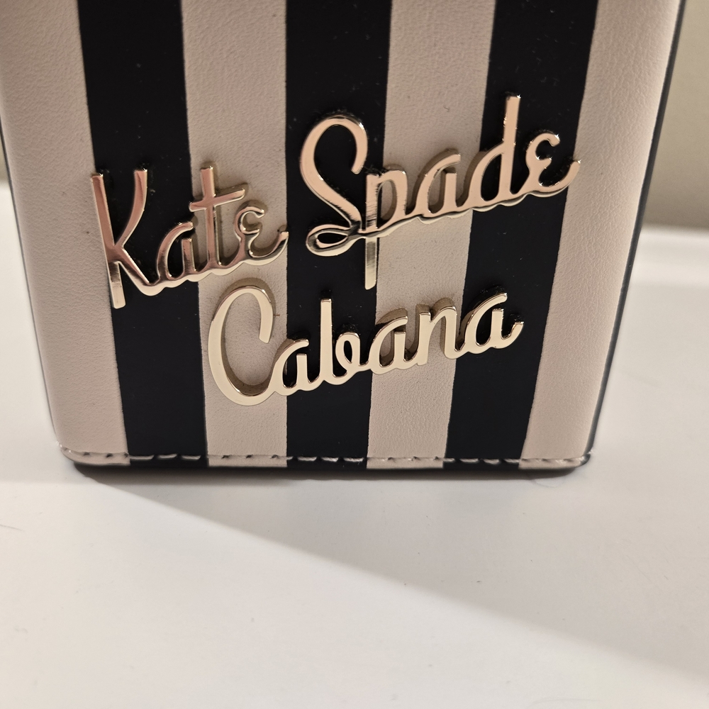 Kate Spade Sunkiss 3-D Black and Cream Crossbody Bag